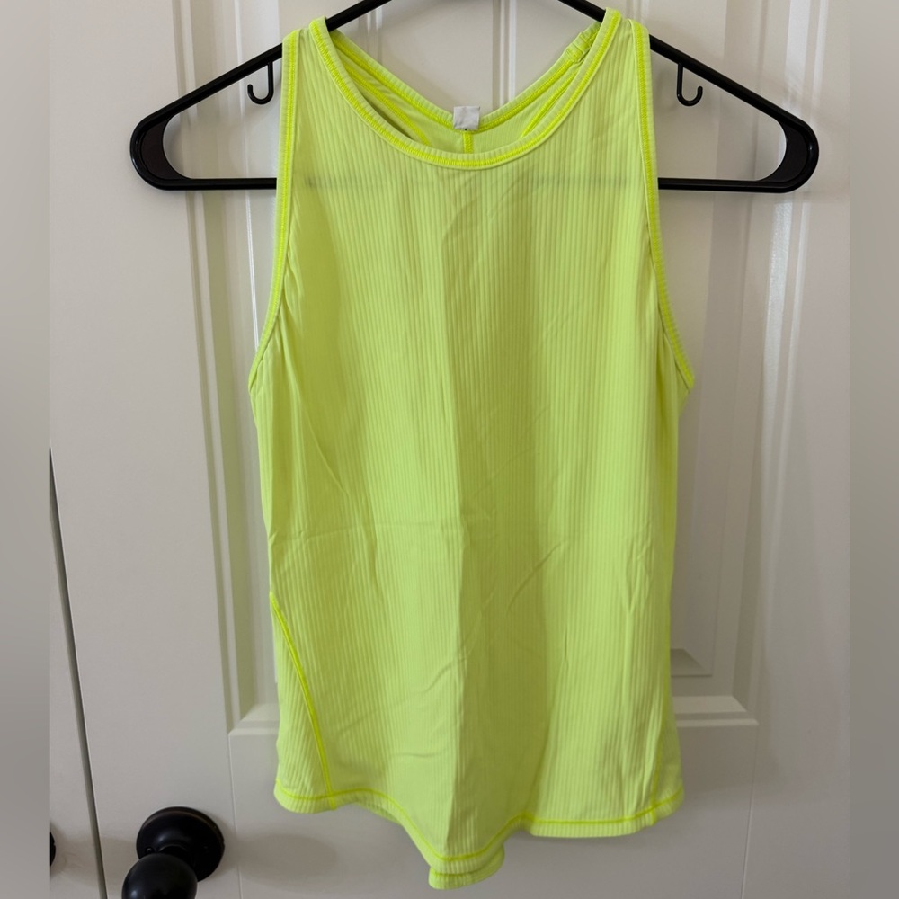 Lululemon Base Pace Tank (highlight yellow)